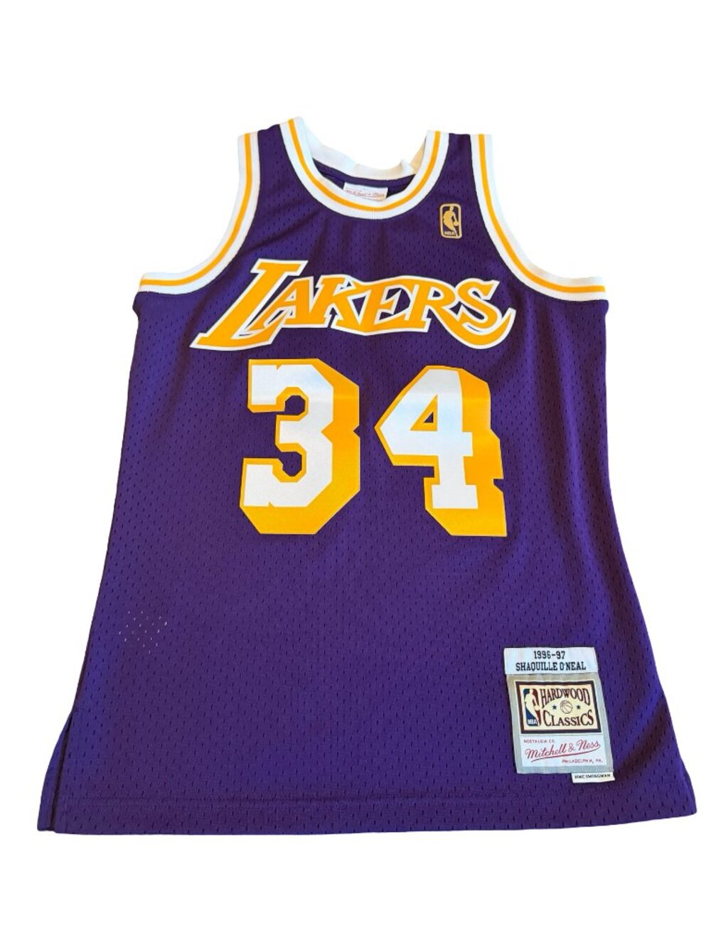 Mitchell & Ness Shaq Jersey Hardwood Classic Shaquille O'Neal LA Lakers Small